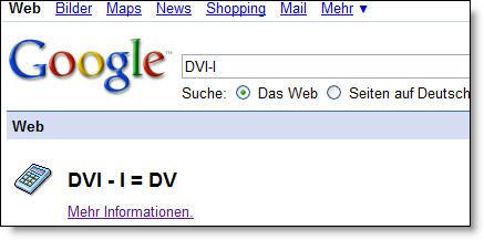 Google DVI-I Google DVI-I